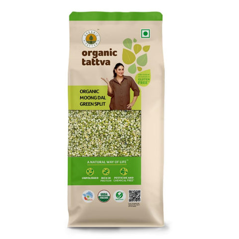 Organic Moong Dal Green Split | Premium Split Green Gram