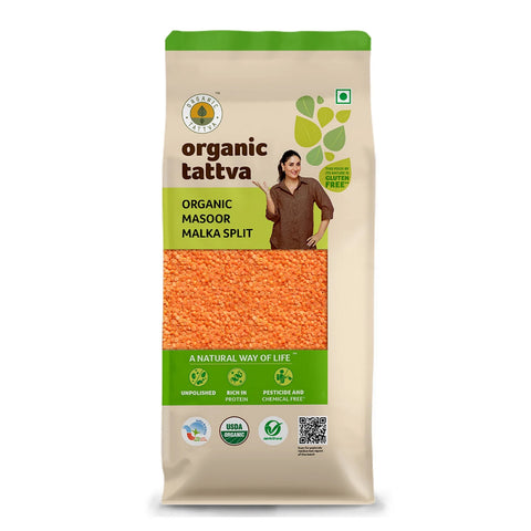 Organic Masoor Malka Split | Red Lentil Dal