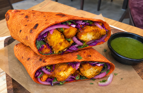 Masala Tofu Wrap