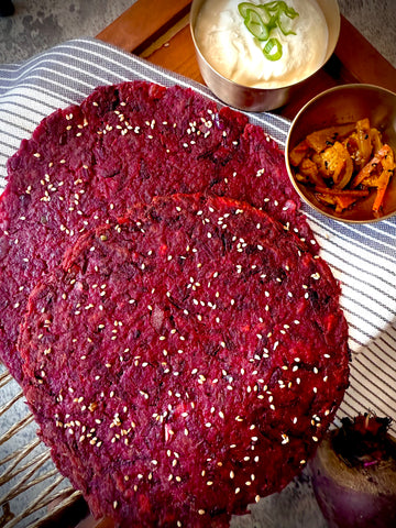Beetroot Paneer Chilla 1pc