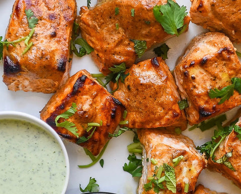 Grilled Tandoori Salmon (8oz)