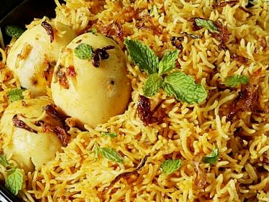 Awadhi Egg Biryani(Cashew)(T)