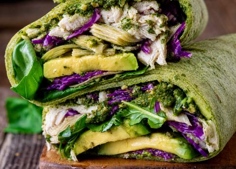 Italian Herb Grilled Chicken Wrap