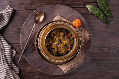Karela Pyaz Sabzi