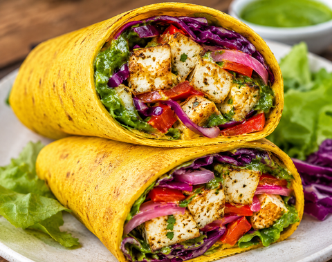 Paneer Jalfrezi Wrap