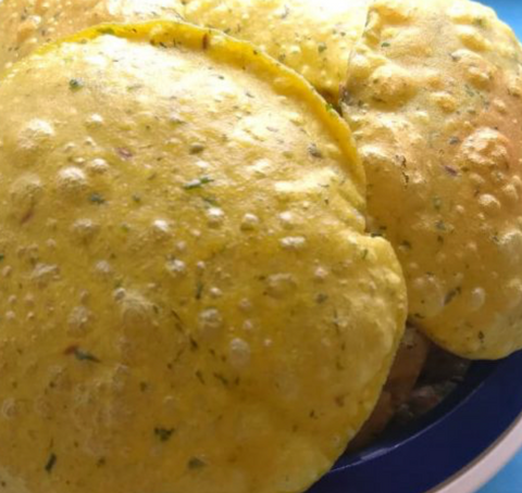 Methi Poori (4pc)(T)