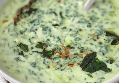 VGN! Keerai Pachidi (cucumber raita) (T)