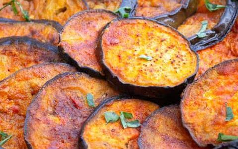 Roasted Baingan Bhaja (T)