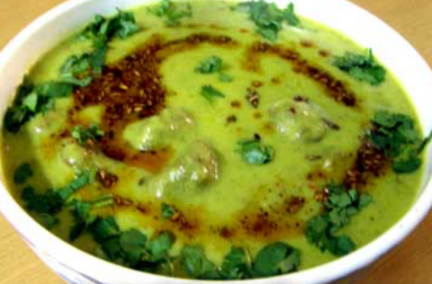 New! Haryanvi Choliya Kadhi (fresh green chickpeas)