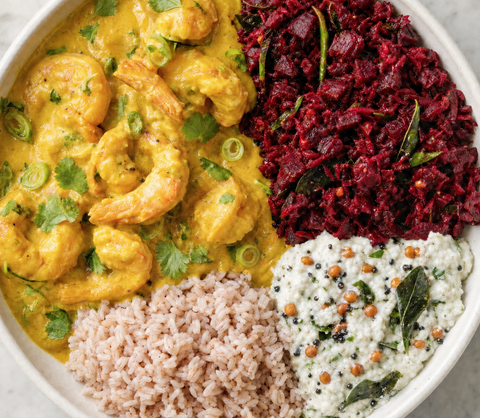 Coastal Coconut Shrimp bowl