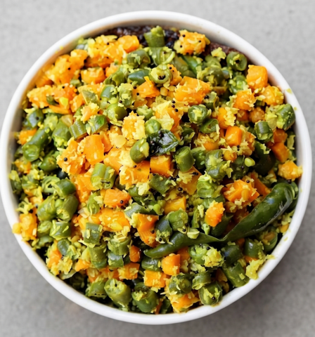 Green beans Carrot Poriyal(T)