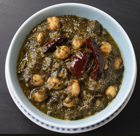 Andhra Gongura Chickpea