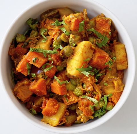 Punjabi! Gajar Matar Aloo Sabzi(T)