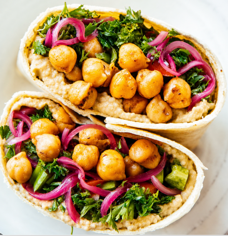 Chickpea Hummus Wrap
