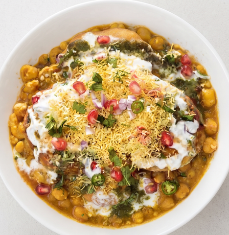 Vegan! Dahi ragda Pattis