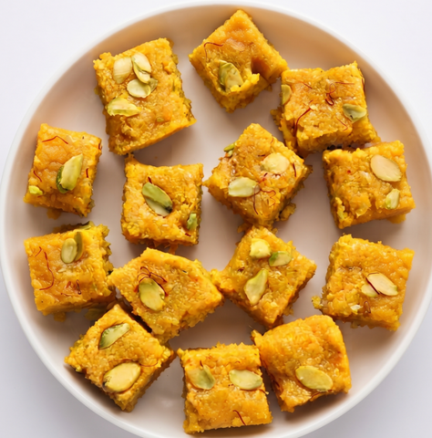 Mango Coconut Barfi (4 pcs)