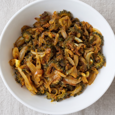 Karela Pyaz Sabzi