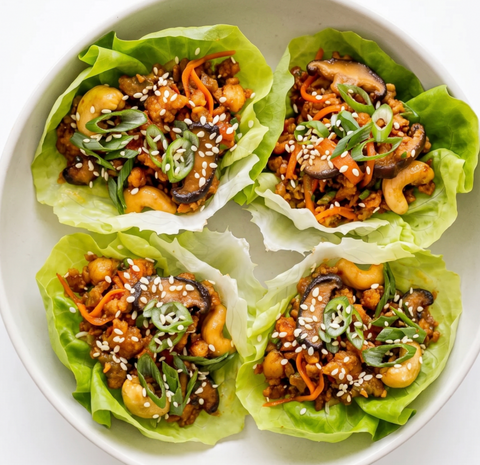 Tofu Chana Salad Cups