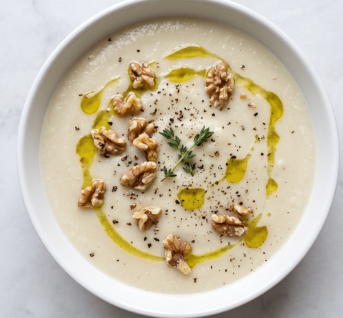 Extra! Parsnip celeriac soup (T)
