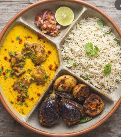 Prana Kadhi Chawal Bowl