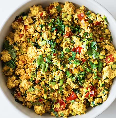 Scramble Tofu Masala