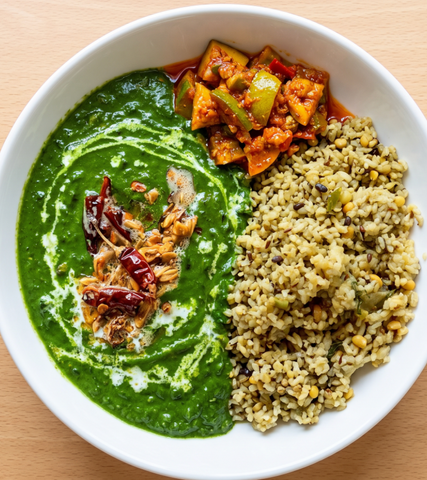 Barley Horsegram Khichadi Bowl
