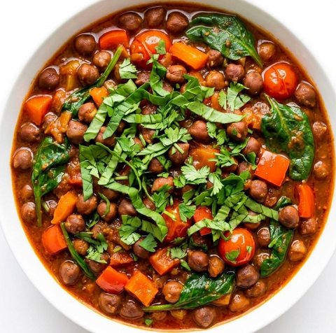 Kala Chana Palak Soup (T)