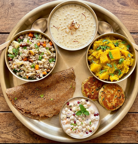 Navratri Vrat Paneer Delight Thali — 6 festive favorites
