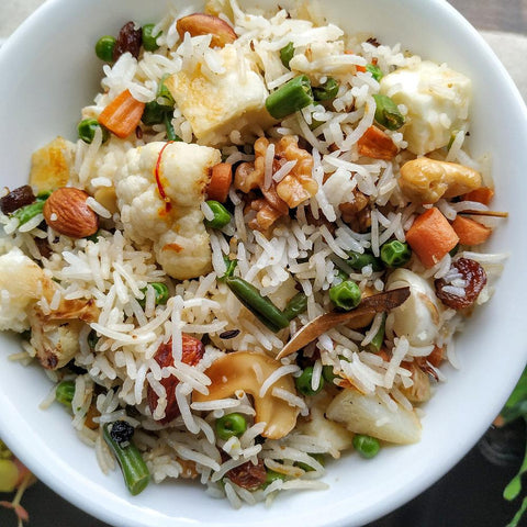 Ashtami Special! Navratna Pulao(Nuts)(T)