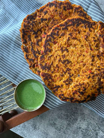NEW! Oats Mix Veg Chilla(2pc)