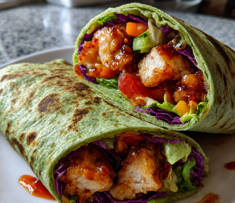 Asian Chilli Chicken Wrap