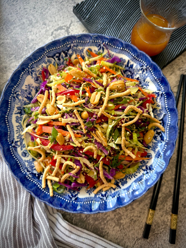 Asian chop Salad w/sesame dressing