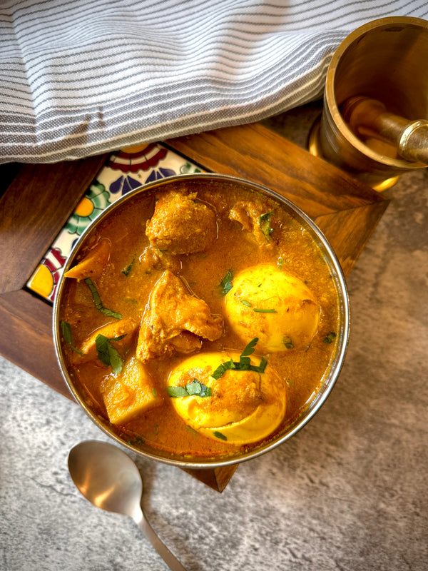 Bengali Dak Bunglow Chicken Egg curry