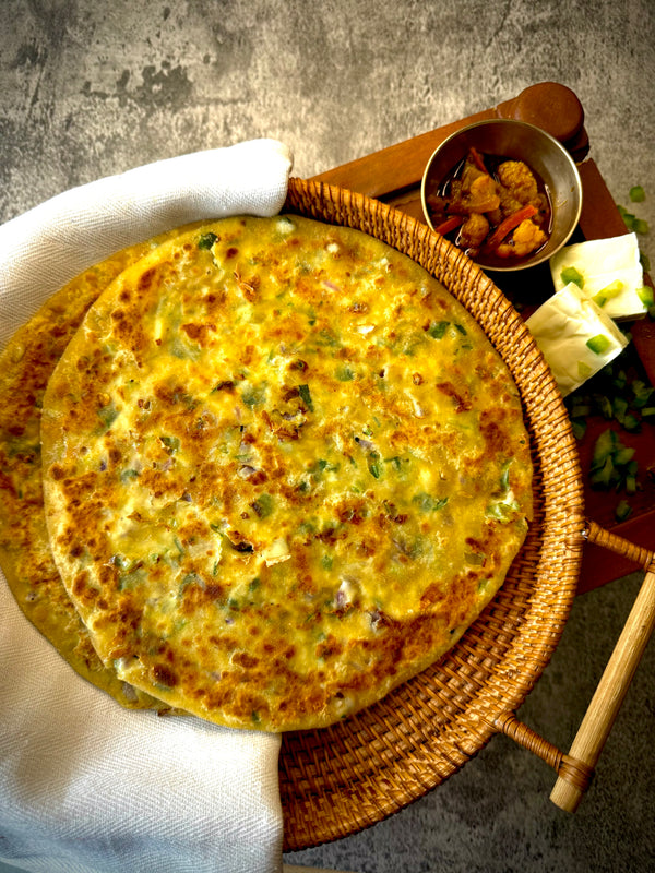 Chilli Cheese Paratha (2pc)