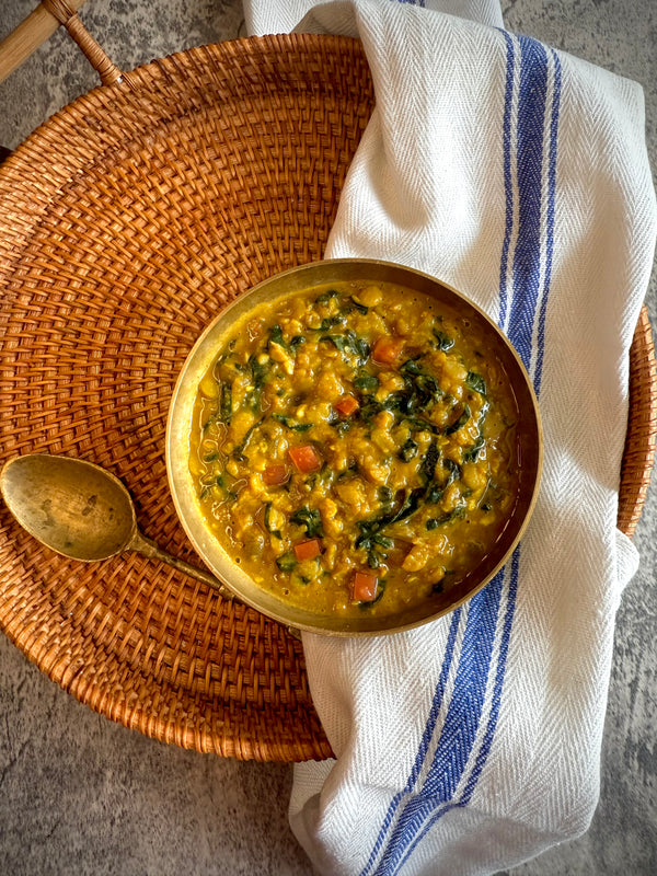 Nutritious! Paalak Daal (spinach)