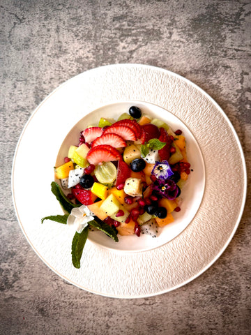Extra! Ashtami Special! Exotic Fruit Chaat (13 organic fruits)(T)