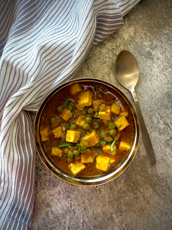 T_Healthy! Gharke Matar Paneer (no cashew/cream)