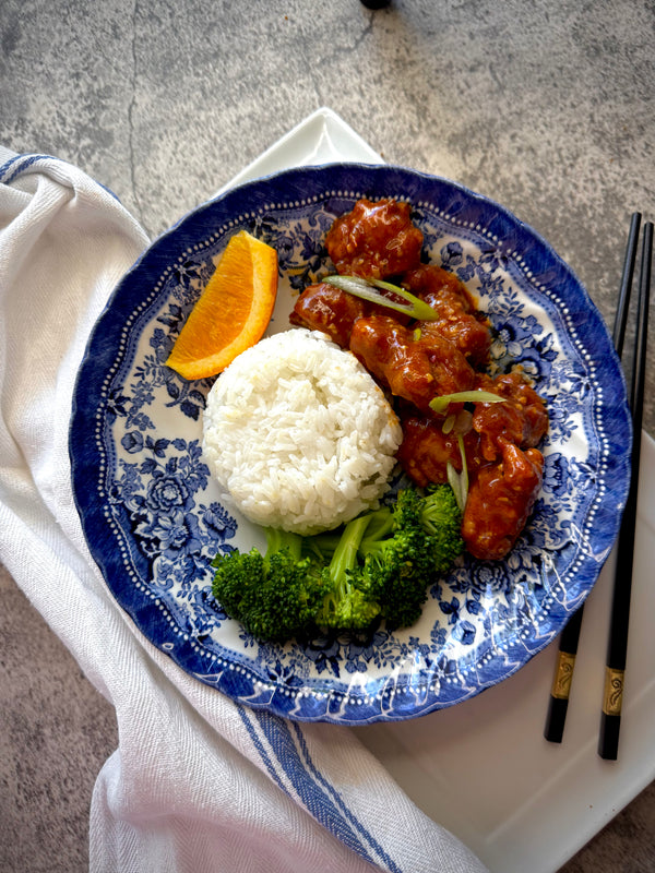 Teriyaki chicken veggies w/jasmine rice