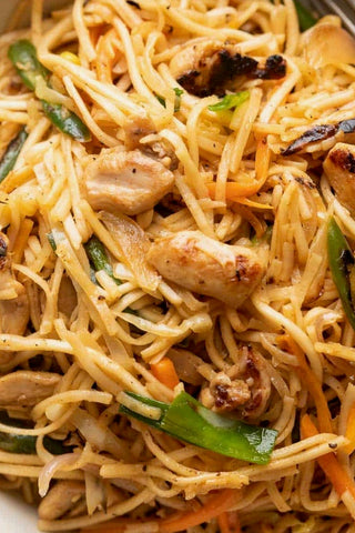 Kids fav! Chicken Chow Mein