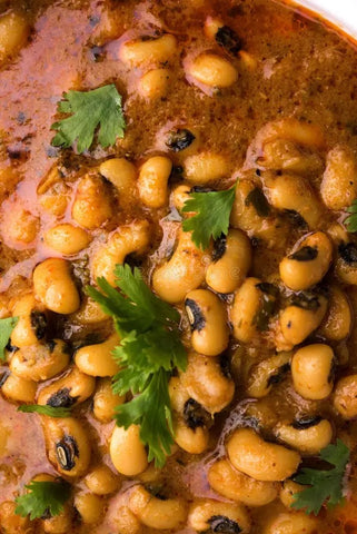 Marathi! Chawli chi Usal (black eyed peas)
