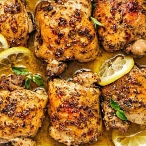 Greek Lemon Chicken w/greek salad