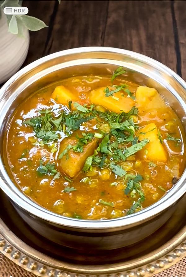 Gharke! Matar Aloo