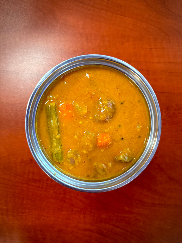 T_Vegan! Chennai! Canteen Style Tiffin Sambar