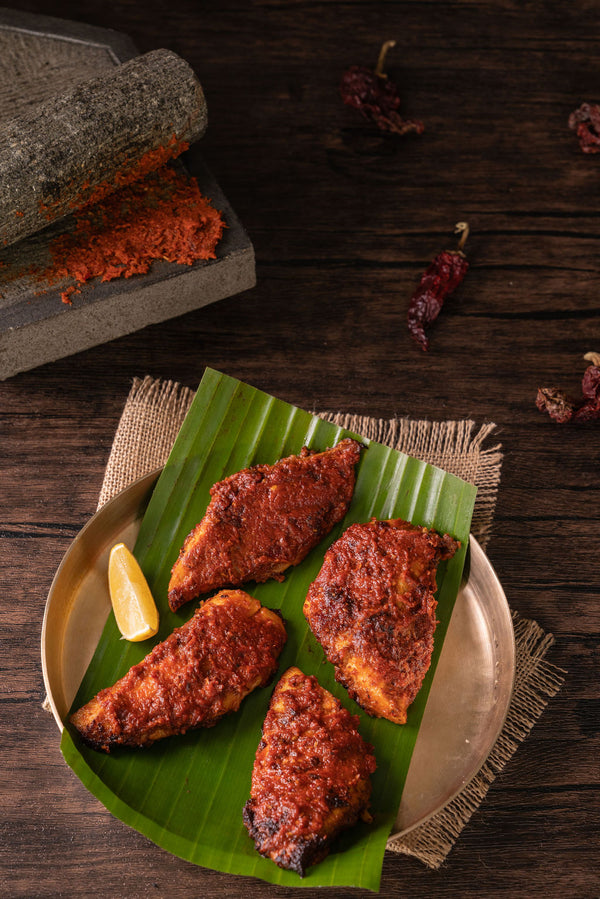 Kudla fish fry (air fry) (tilapia fresh, boneless)