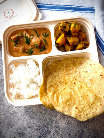 Paneer makhni kids thali