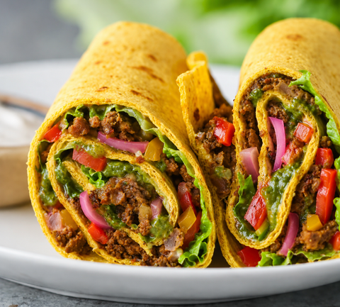 Rajma Galouti Kebab Wrap- Vegan