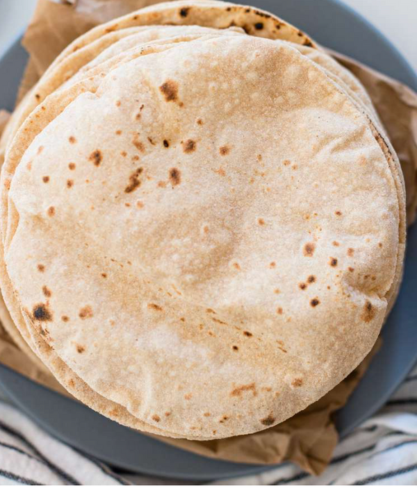 Vegan- Wheat roti (4pc)