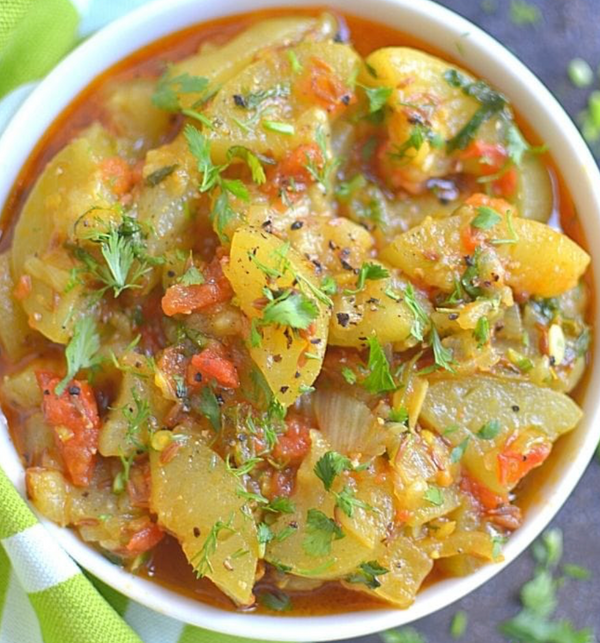 Lauki ki Sabji (bottlegourd)