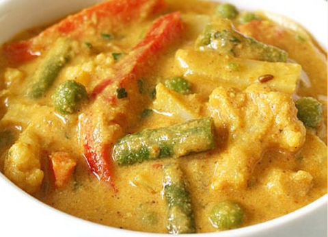 Chennai! Vegetable Kurma (Cashew)