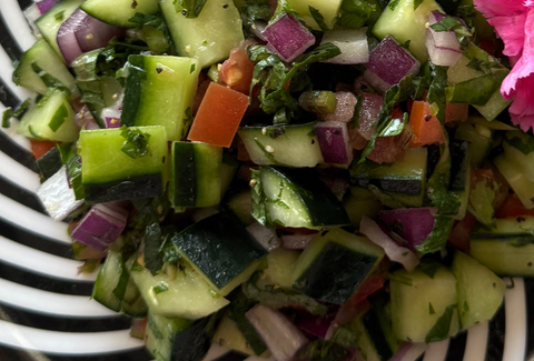 Shirazi Cucumber Salad